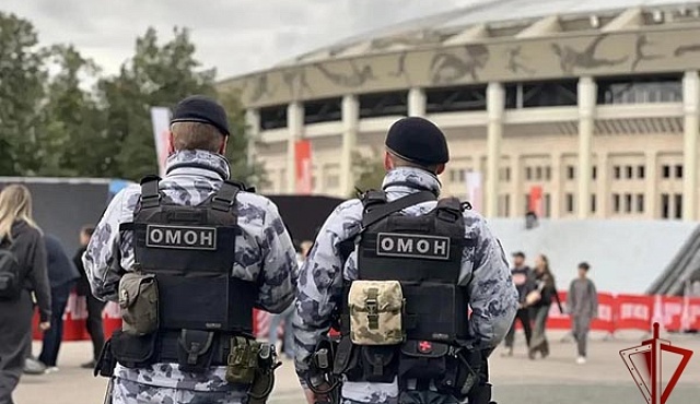 Росгвардия в Москве обеспечила правопорядок в период проведения массовых мероприятий